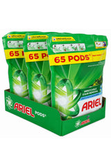 Mountain Spring All-in-1 Pods Laundry Detergent Capsules - 195 Washes (3 x 65 Pack Mega Pack)