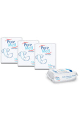 Set 3x Pure Med ECO L scutece adult, 48 buc + 1x șervețele umede igienice Pure Med, 50 buc