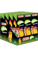 BEBETO Cool Beans Tropic Mix – Jeleuri gumate cu arome tropicale asortate, 30 g x 12