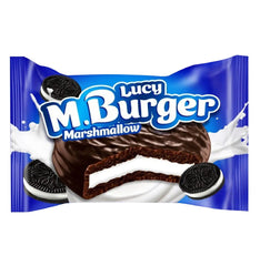 Burger M.BURGER – Biscuit cu Glazura Cacao si Crema Aroma Vanilie – 42g x 24