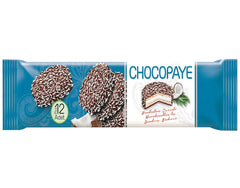 Paradise CHOCO PAYE – Biscuiti cu Marshmallow, Cocos si Glazura Cacao & Lapte – 216g x 12