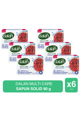 Multi Care – Solid Soap with Sweet Pomegranate Extract – 90g x 6