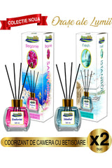 Set de parfumuri de cameră Pure Life Santorini Bougainvillea și Istanbul Fresh 2 x 120 ml