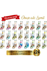 Set de parfumuri de cameră Pure Life City Collection, pachet de 24, 120 ml