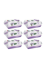 Pure Șervețele Umede cu Aromă de Lavandă – 120 Bucăți x 6 Pachete