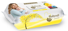 Babysoft Șervețele umede pentru bebeluși cu parfum de lămâie, 72 bucăți