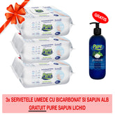 PROMO Servetele Suprafete + Sapun Lichid Cadou
