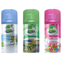 Pure air Set Rezerve 3 în 1 – Odorizante de Cameră Holiday, Spring, Bubble Gum cu Arome Diverse