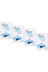 Pure Med – Aleze absorbante pentru pat / Cearșafuri medicale pentru pat 60x90 cm – 10 bucăți x 4 pachete (set)