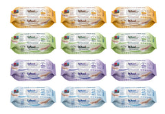 Pachet Promo Servetele WEWI - SET 12 BUC (Sapun Alb, Lavanda,Sapun Arabic, Citrice)
