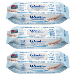Pachet Promo Servetele WEWI - SET 3 BUC (Sapun Alb)