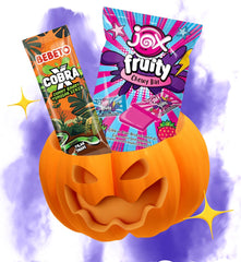 Halloween Candy Pack (24 Cobra x 30 gr + 12 Jox Frityu Chewy x 8.5g gr)