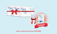 Pachet Promo: 3x PURE MED Scutece incontinenta adulti 30 buc (LARGE) + CADOU 1 pachet aleze PURE MED
