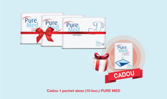 Pachet Promo: 3x PURE MED Scutece incontinenta adulti 30 buc (XLarge) + CADOU 1 pachet aleze PURE MED