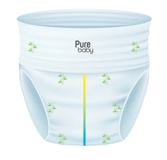 PURE BABY Organic Bamboo scutece Nr. 5 junior (11-20 kg), 40 buc