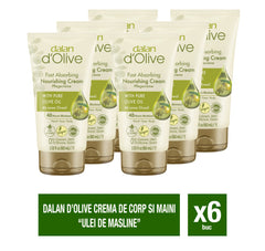 6x Cremă de mâini cu ulei de măsline 60ml
