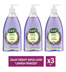 Dalan Therapy sapun lichid Lavanda - set 3 bucati