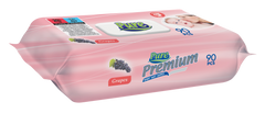 PURE PREMIUM Servetele umede pentru copii cu capac 64 buc