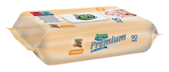 PURE PREMIUM Servetele umede pentru copii cu capac 64 buc