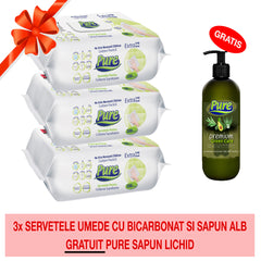 PROMO Servetele Suprafete + Sapun Lichid Cadou