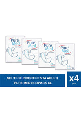 Pure Med Set de 4 Scutece pentru Adulți XL 14 Bucăți