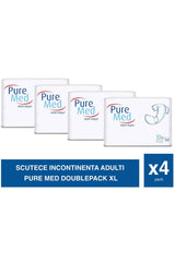 Pure Med Set de 4 Scutece pentru Adulți XL 30 Bucăți