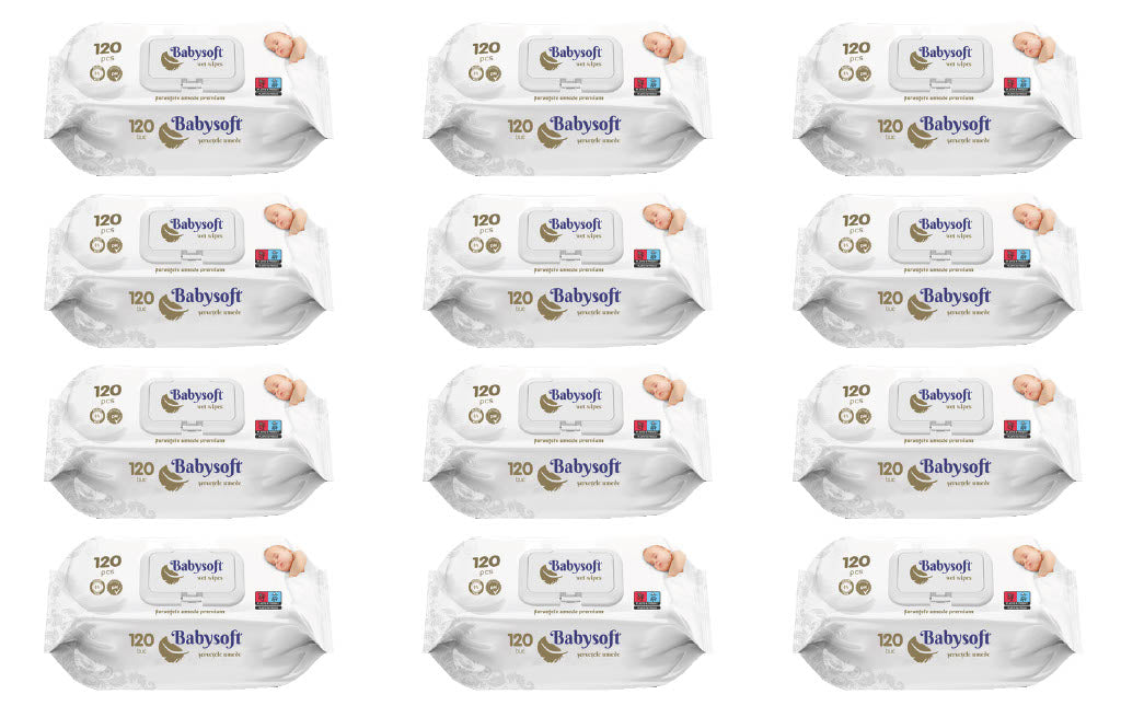 Pachete Promo Servetele umede BABYSOFT premium (12 buc/bax)