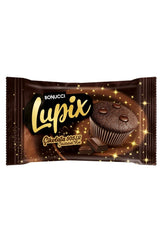 Prăjitură Brownie cu Ciocolată Lupix cu umpluturi bogate de sos de ciocolată 35g x 24 bucăți (Pachet economic)