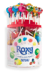 Roxy Tautaj Acadele XXL – 15g x 100 Bucăți | Bomboane pe Băț cu Diverse Arome Fructate
