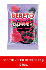 Jeleuri gumate cu amestec de fructe de pădure, moi și mestecabile, 12 pachete x 70g