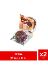 BERNA Biscuit cu Cacao, Marshmallow si Decor Colorat – 2 x 24 x 17g