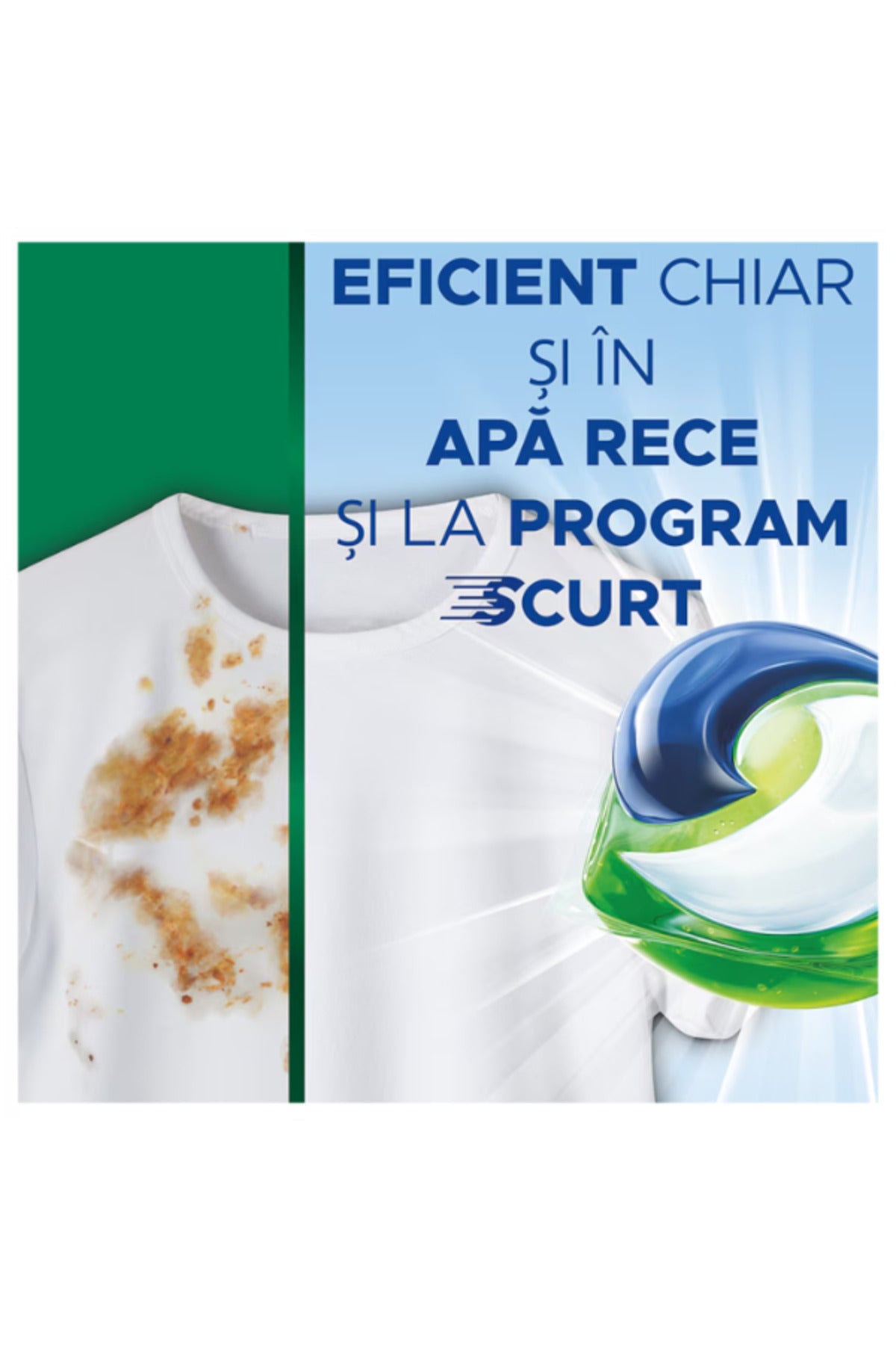 Detergent De Rufe Capsule All In One Pods Mountain Spring, 65 Spalari