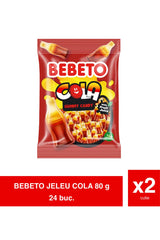 Jeleu Cola – Jeleuri gumate cu aromă de cola 80g x 12 x 2 pachete