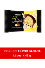 Elipso Banana – Cocoa-Coated Cake with Banana Filling – 45g x 12 Pack Display Box