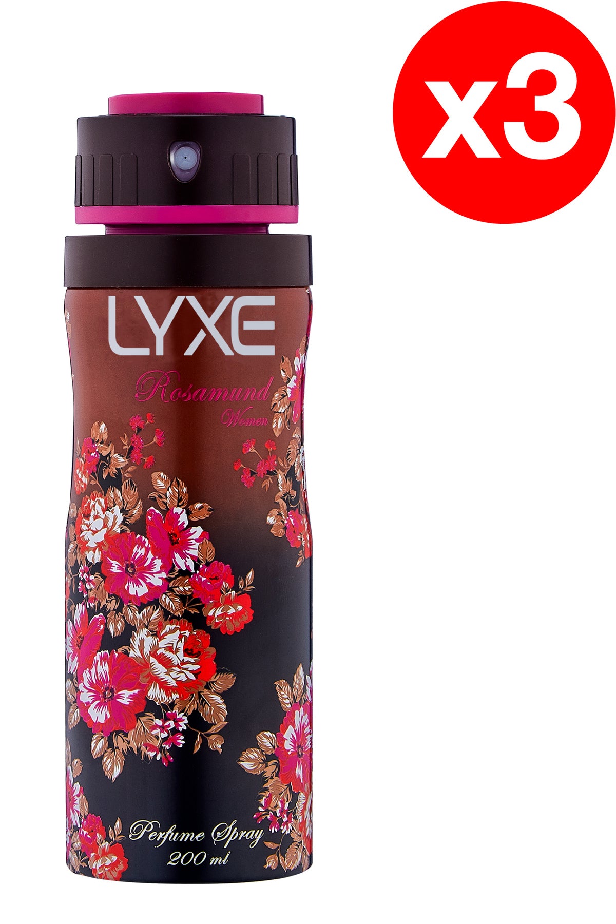 Rosamund Perfume Spray for Women – 200 ml (3 Pack)