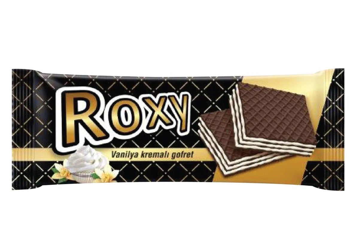 ROXY– Napolitane de Cacao cu Crema de Vanilie – 60g x 24