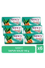 Nancy – Săpun Solid cu Aloe Vera și Miere – 140g x 6