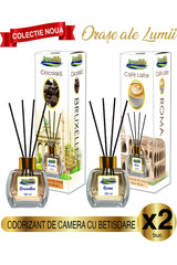 Set parfum de cameră Pure Life Bruxelles Chocolate & Rome Cafe Latte 2 x 120 ml
