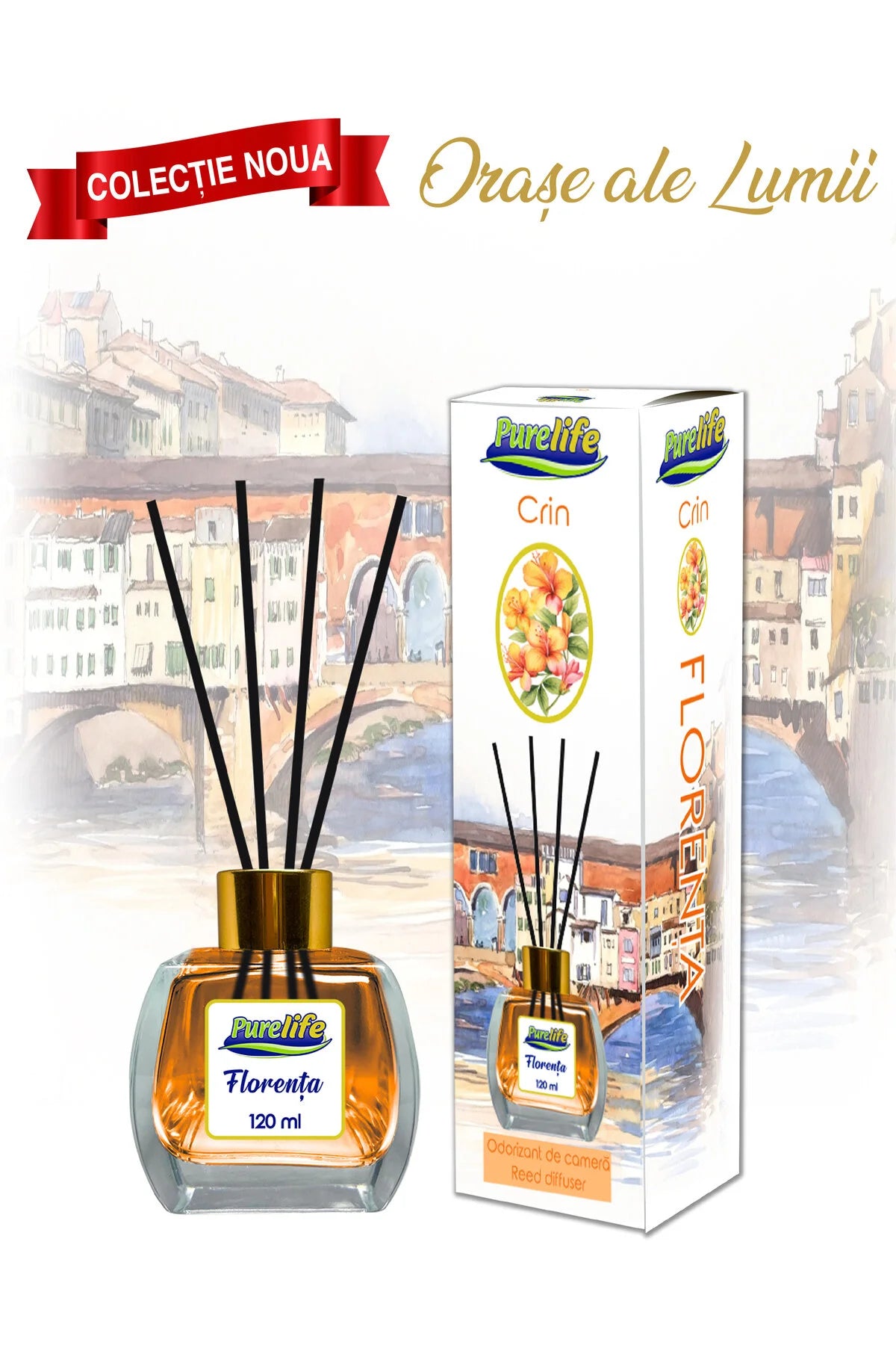 Parfum de cameră Pure Life Florence Lily 120 ml