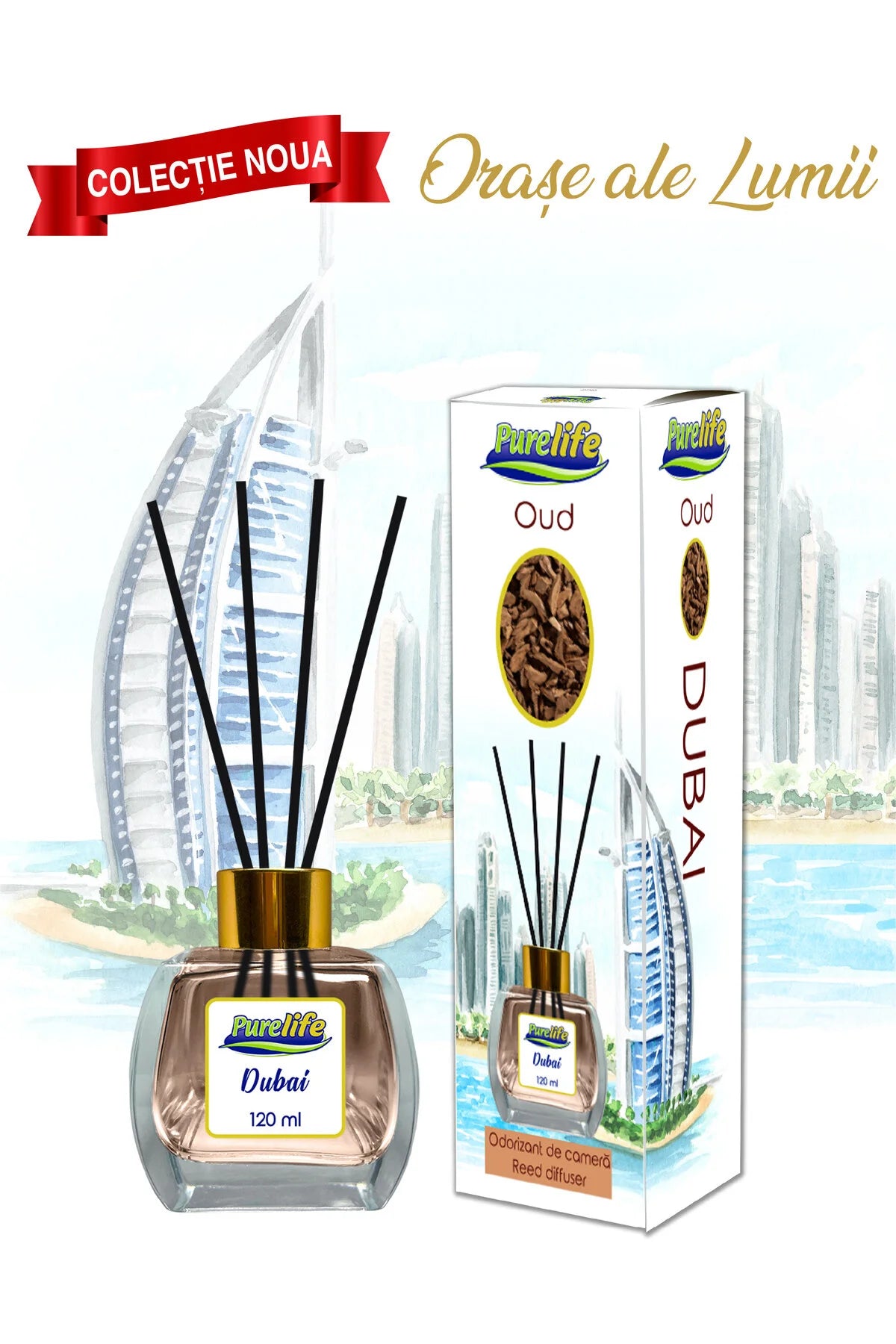 Parfum de cameră Pure Life Dubai Oud 120 ml