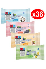 Baby Premium Pocket Wipes, 36 packs/box