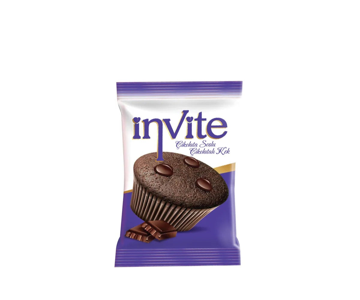 INVITE CAKE – Briose cu Cacao si Crema de Cacao – 25g x 24 x 2 Pachet