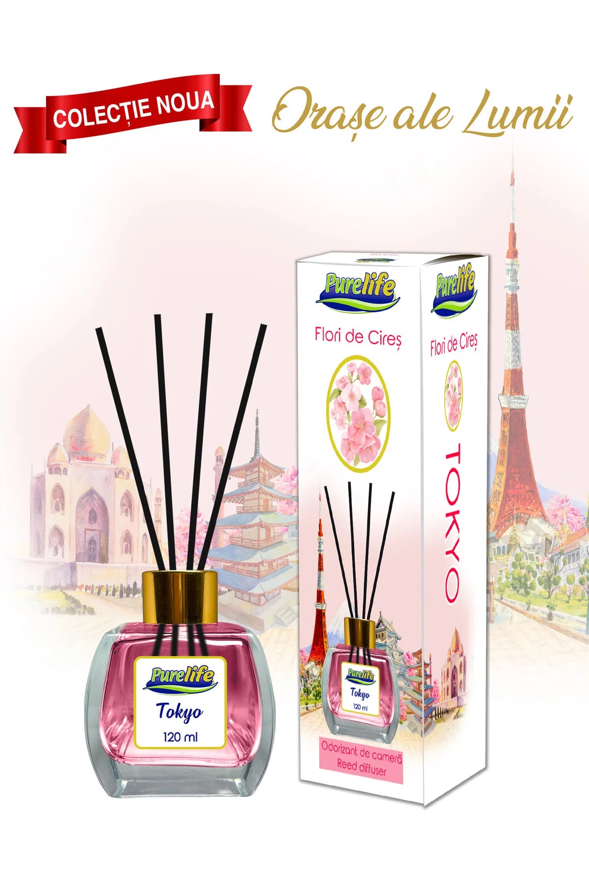 Parfum de cameră Pure Life Tokyo Cherry Blossom 120 ml