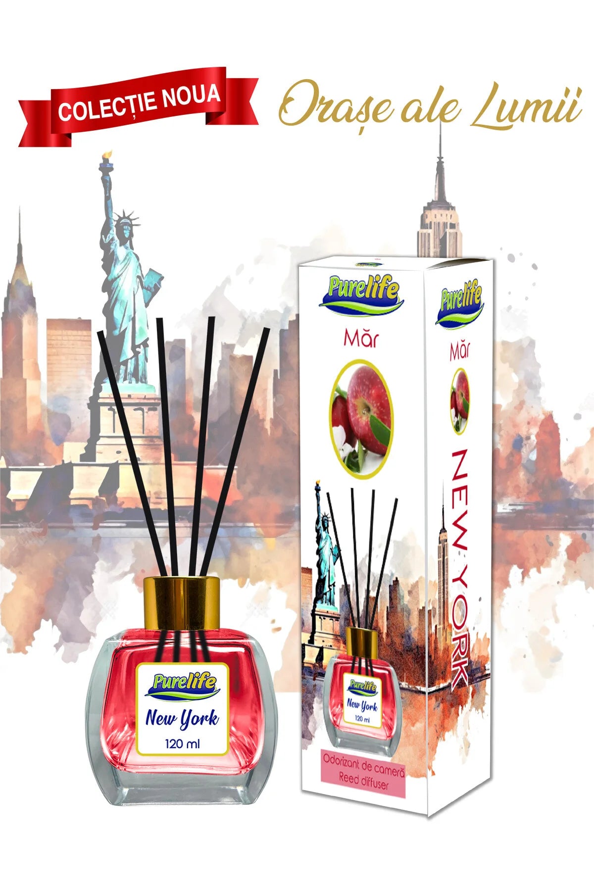 Pure Life New York Apple Room Fragrance 120 ml