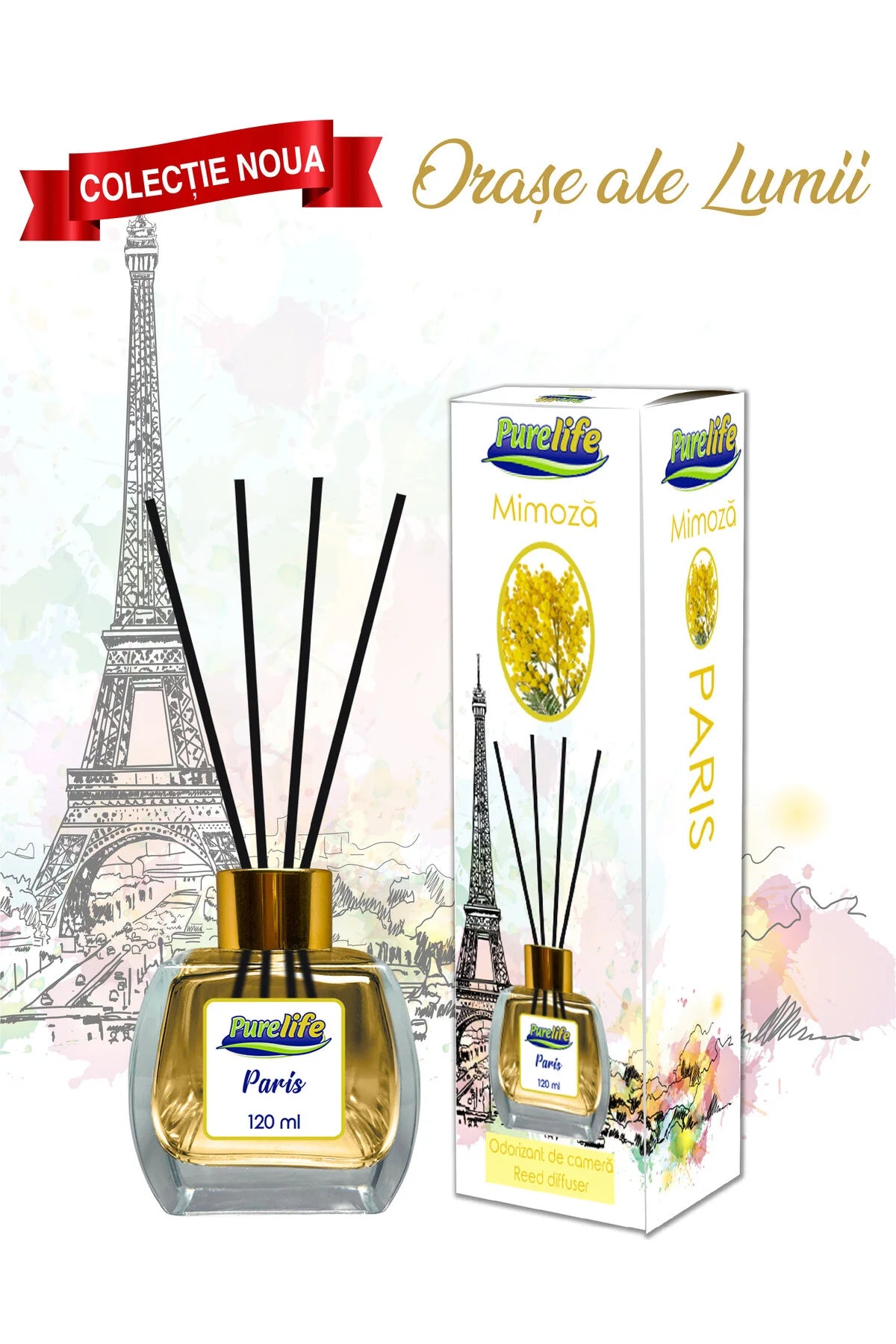 Parfum de cameră Pure Life Paris Mimosa 120 ml