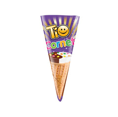 Tio CORNET – Napolitane cu Crema de Alune si Drajeuri Colorate – 25g x 24