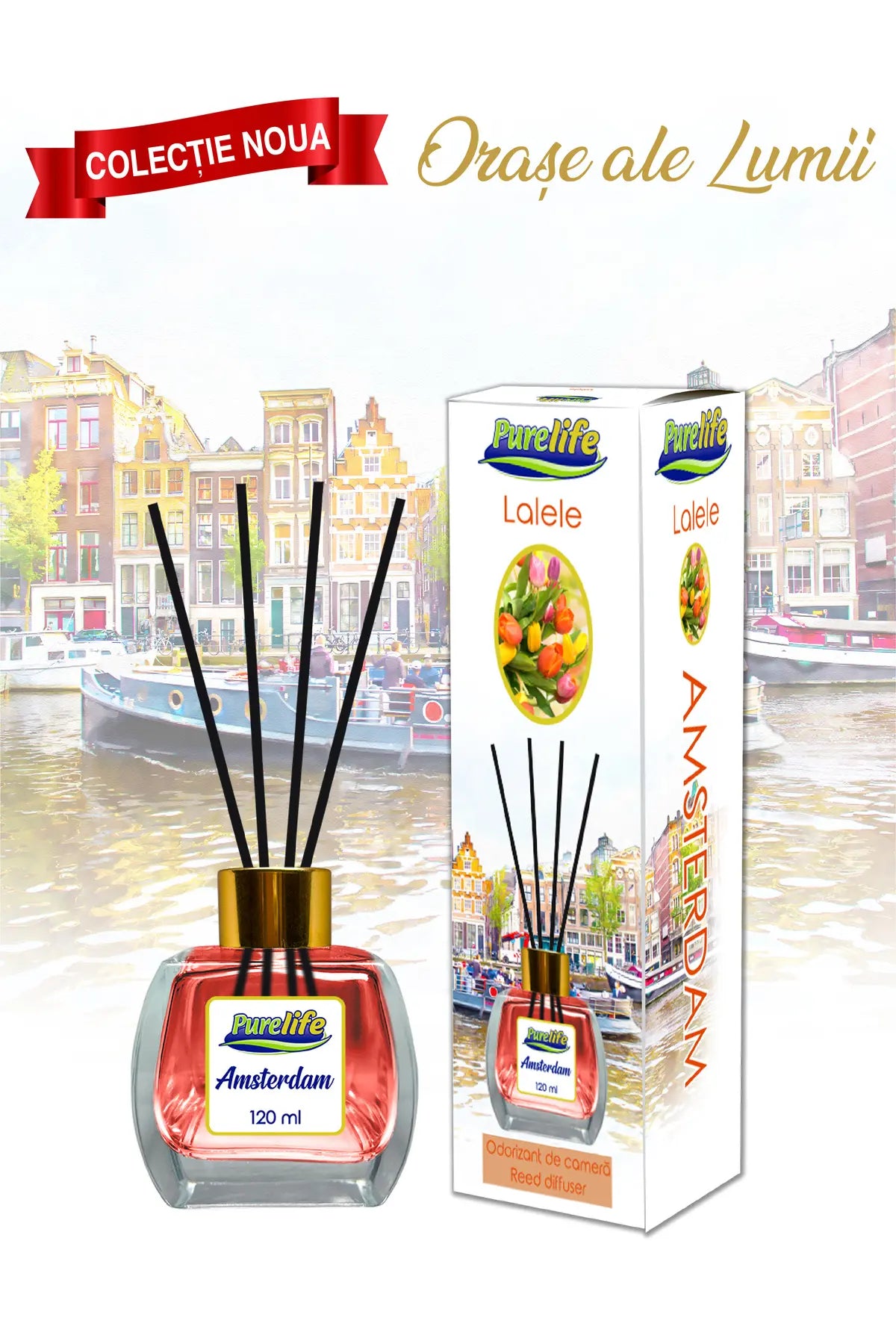 Parfum de cameră Pure Life Amsterdam Tulips 120 ml