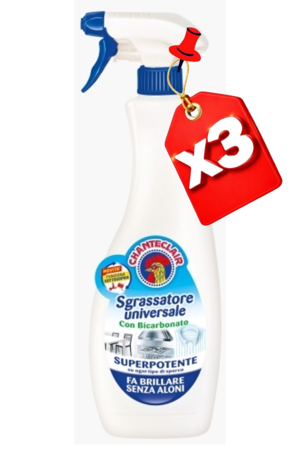 Promo Package 3 x Chanteclair Bicarbonate Degreaser 600ml