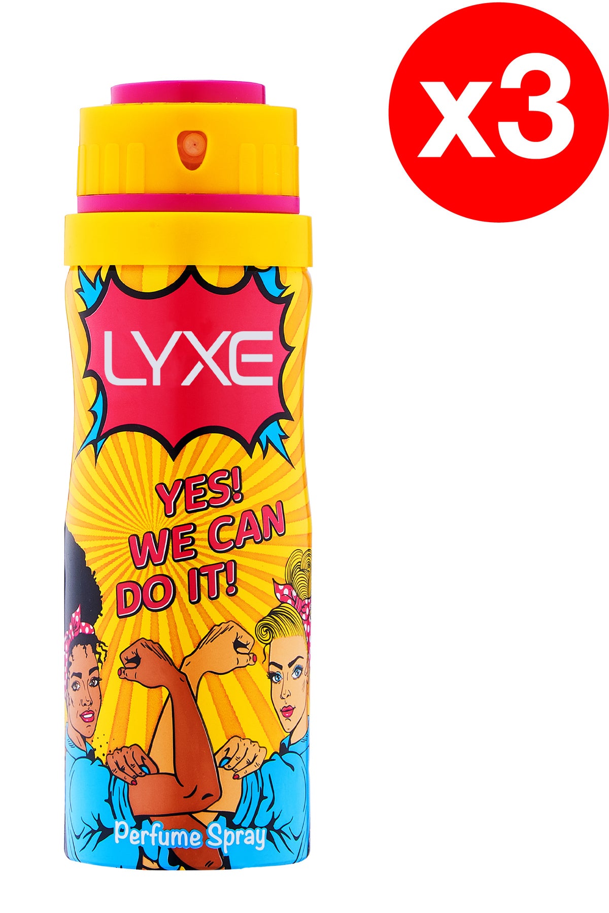 Yes! We Can Do It! Perfume Spray 200 ml (3 Pack)