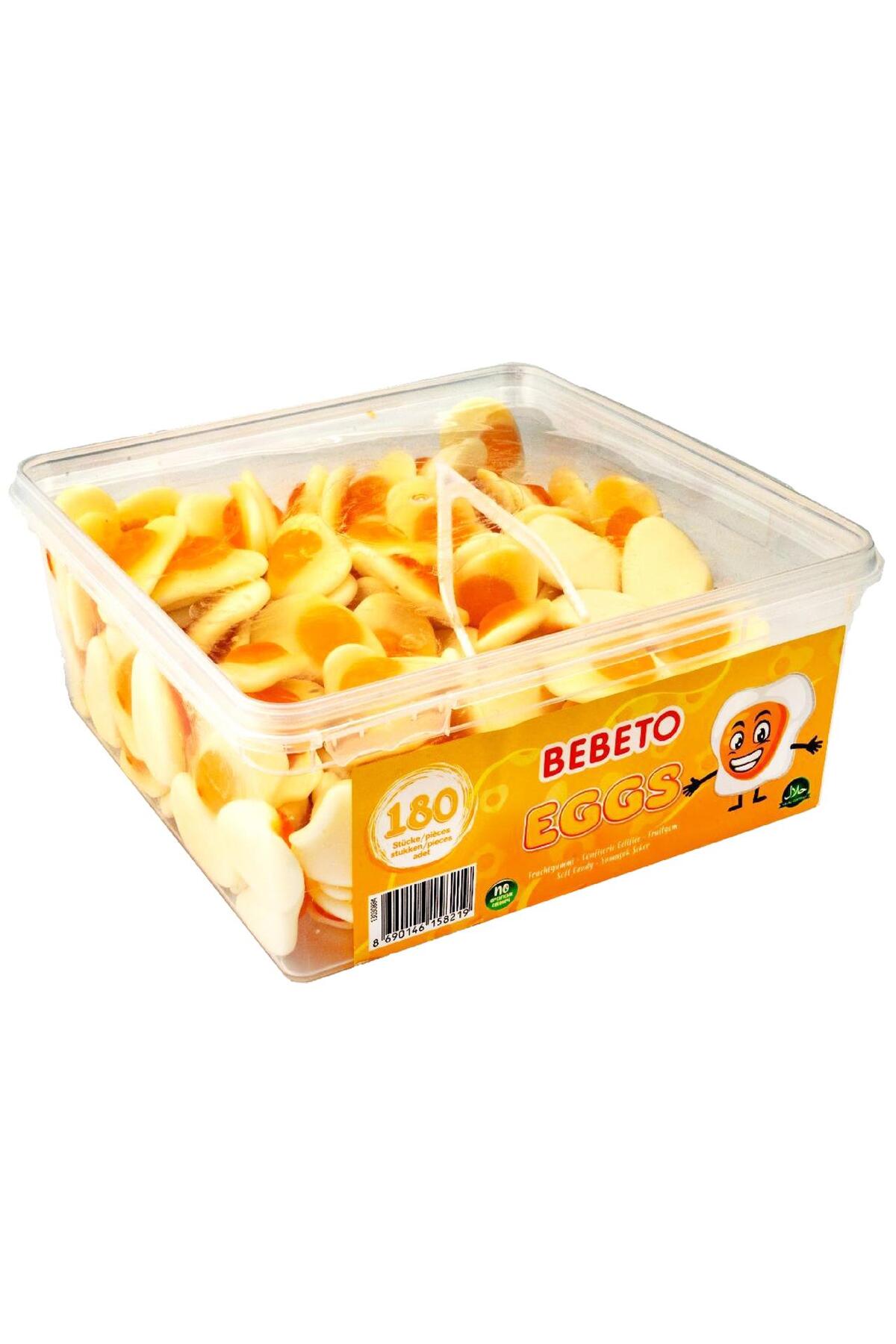 Eggs Gummy Candy 180 Pcs 1080g Tub